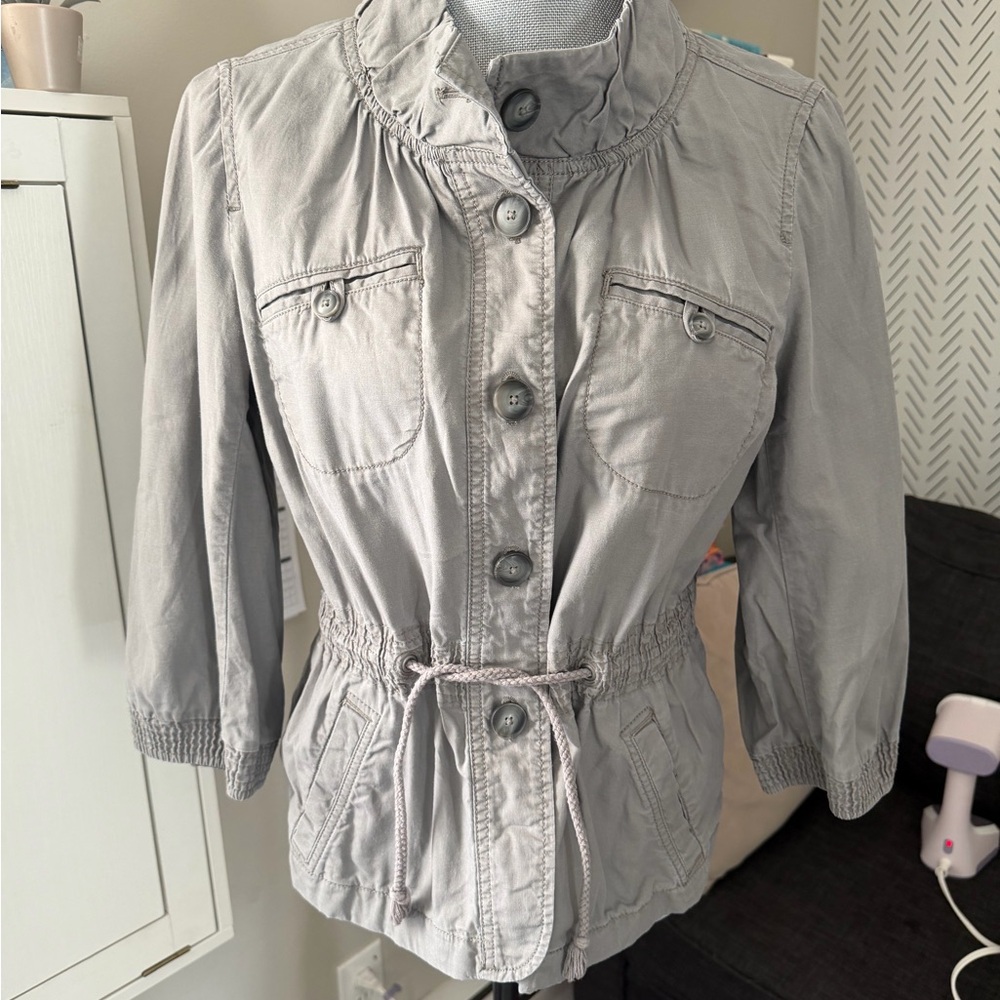 LOFT Women's Utility Jacket in Gray